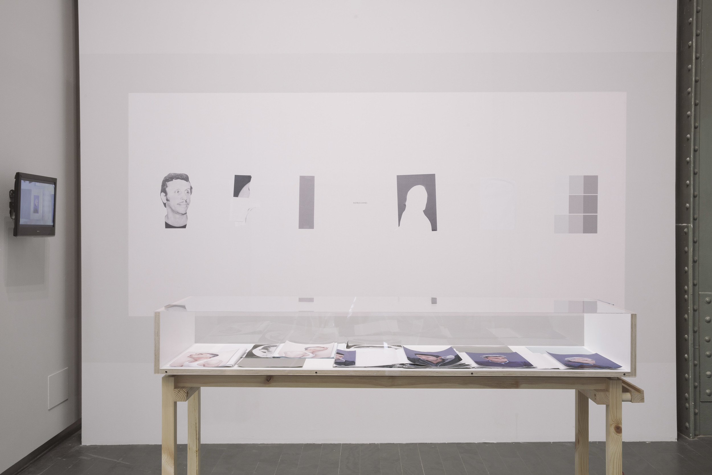 Moisés , EL PROCESO, group show, FIEBRE PHOTOBOOK Festival, CentroCentro, Madrid, Spain, 2016. Photo by Mario Rey