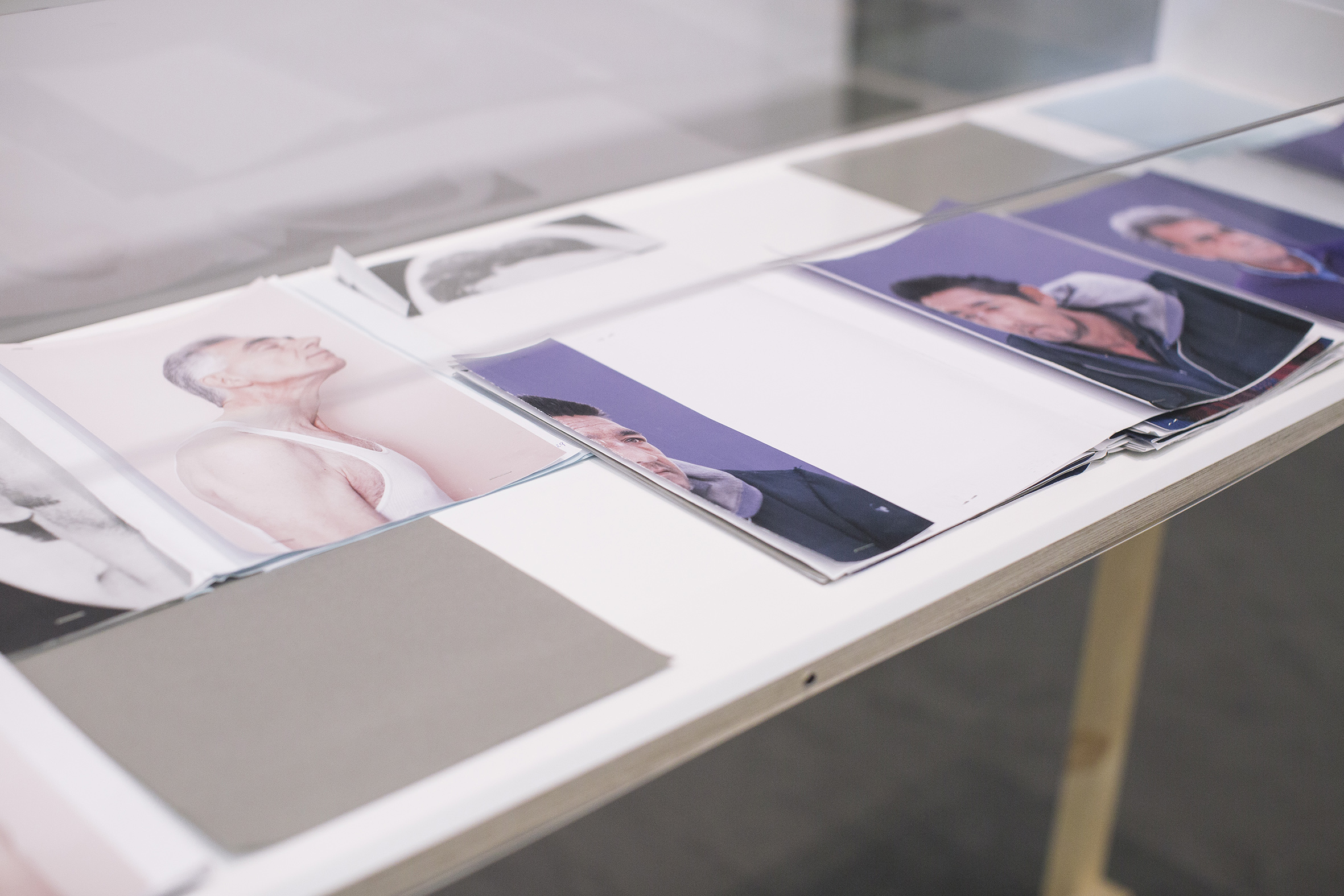 Moisés , EL PROCESO, group show, FIEBRE PHOTOBOOK Festival, CentroCentro, Madrid, Spain, 2016. Photo by Mario Rey