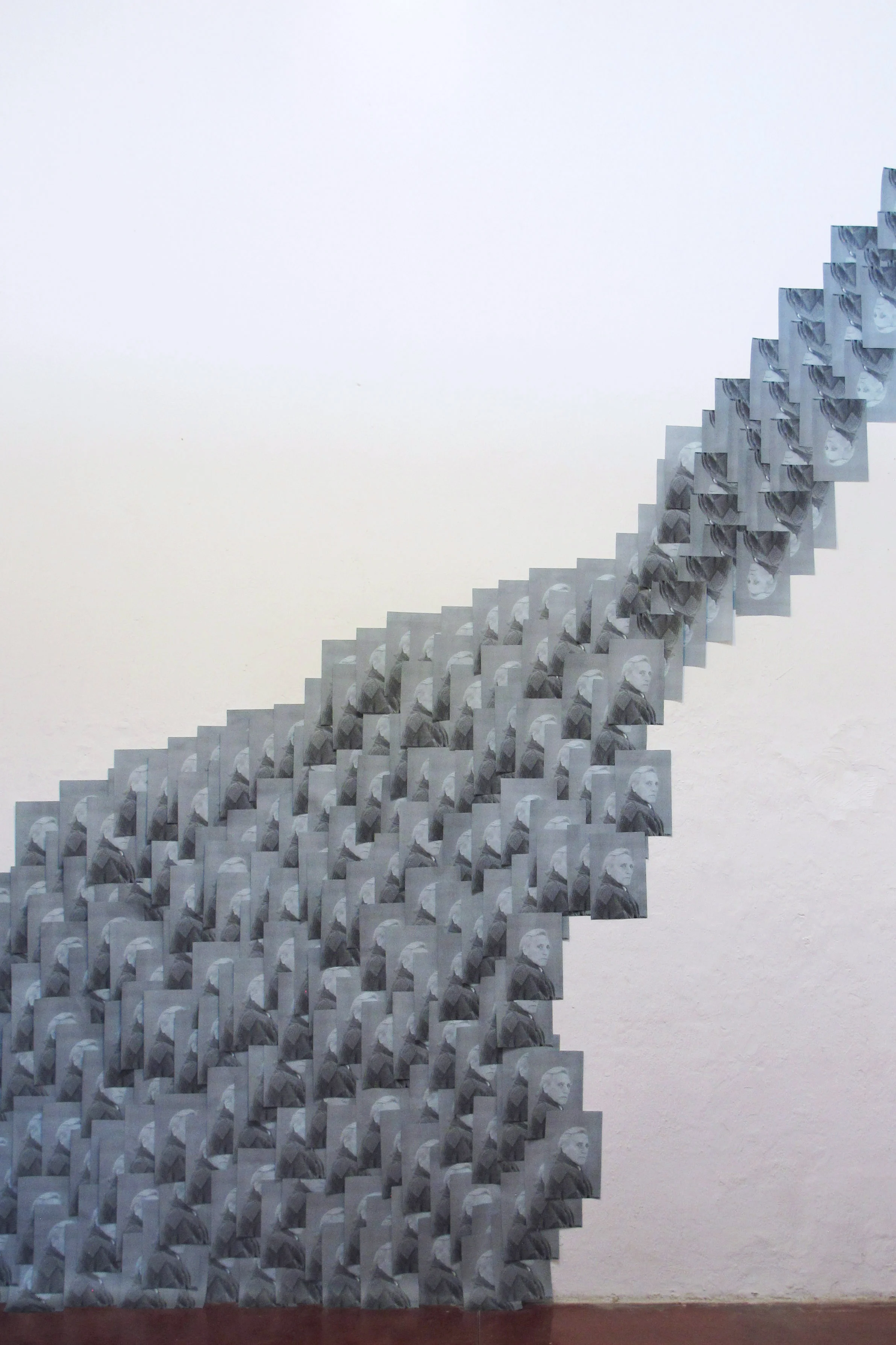 Moisés/Landscape , installation in Centro Fotográfico Manuel Álvarez Bravo, Oaxaca, México; April 2016.