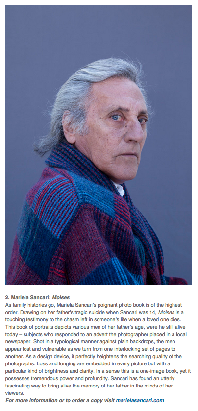 Moisés selected one of the Best Photo Books of 2015 by Tim Clark. 