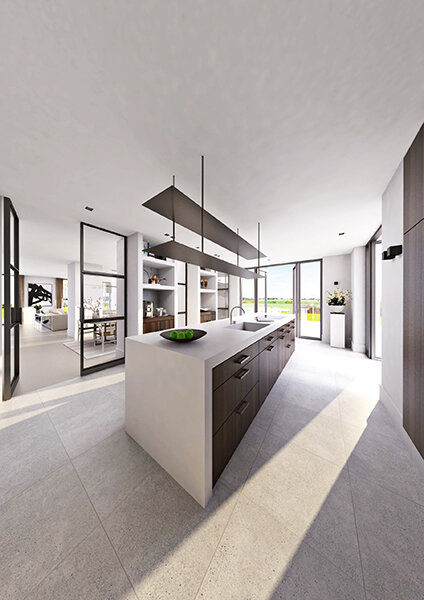 nomaa 125 hoogkarspel luxe moderne strakke royale villa woning huis interieur keuken zwart donker licht nieuwbouw hedendaags 2.jpg