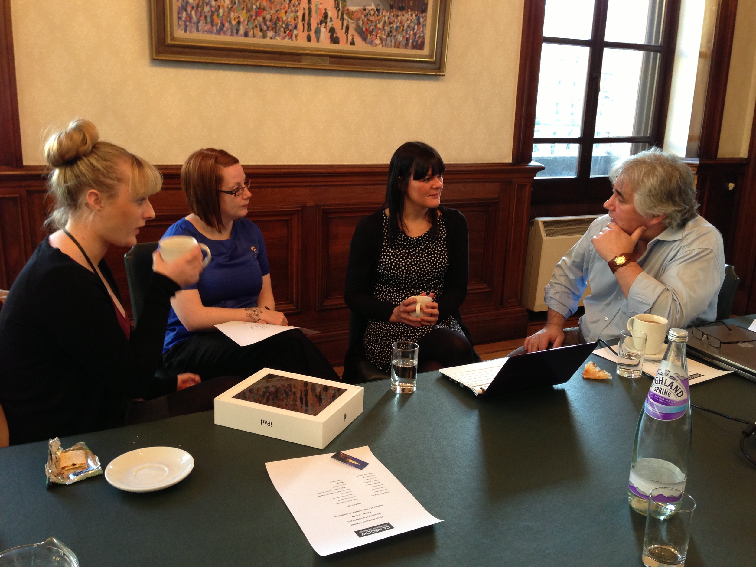 Focus on Twitter hands-on training session for Glasgow Chamber of Commerce