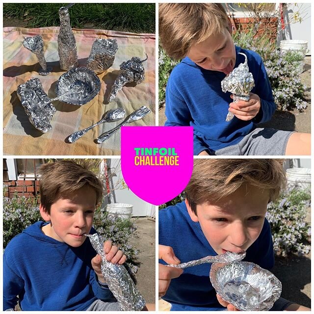 . T I N F O I L🧺P I C N I C .
Challenge #2 ✨SHARE✨
.
My son and I went to town with the tinfoil- if you have a roll and can spare some for the sake of creativity (and sanity 🤪), see what kinds of goodies you can bring to the picnic!
.
Often times k