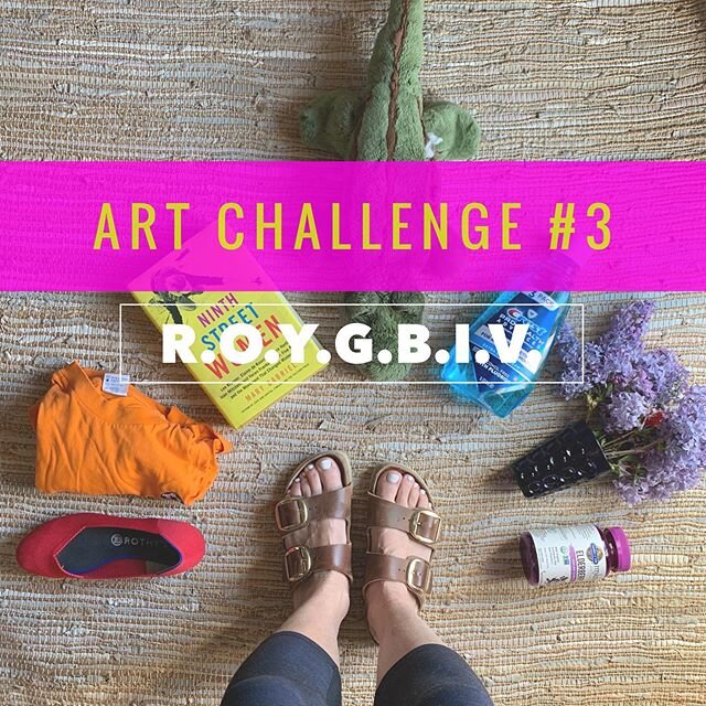 . A R T  C H A L L E N G E .
Hello 👋 from day #3 of sheltering in place here in Novato, CA. I hope that you are all hanging in there!
.
Here&rsquo;s our next challenge for you- a colorful treasure hunt that everyone can participate in.
.
(Check out 