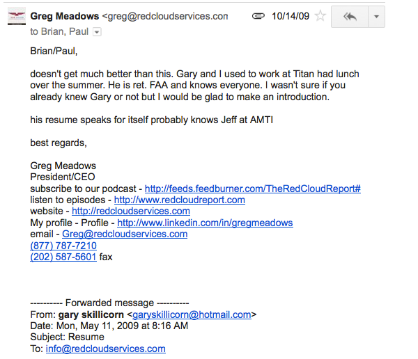 2009-10-RedCloud suggest key personnel to BAH 1.png