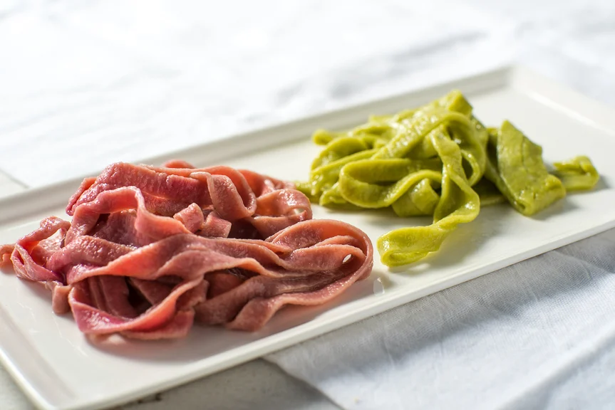 Waste Not! An easy way to make colorful pasta!
