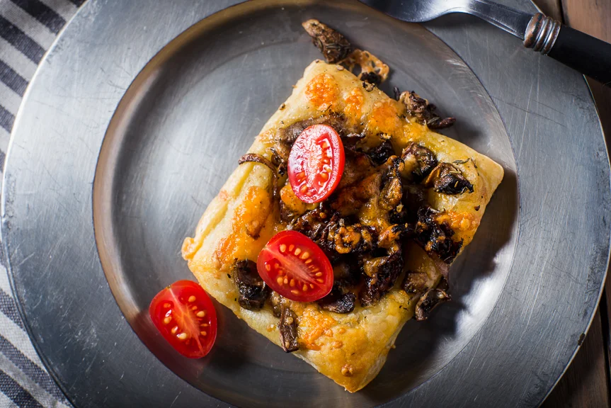 Mushroom and Sun-dried tomato Tarts