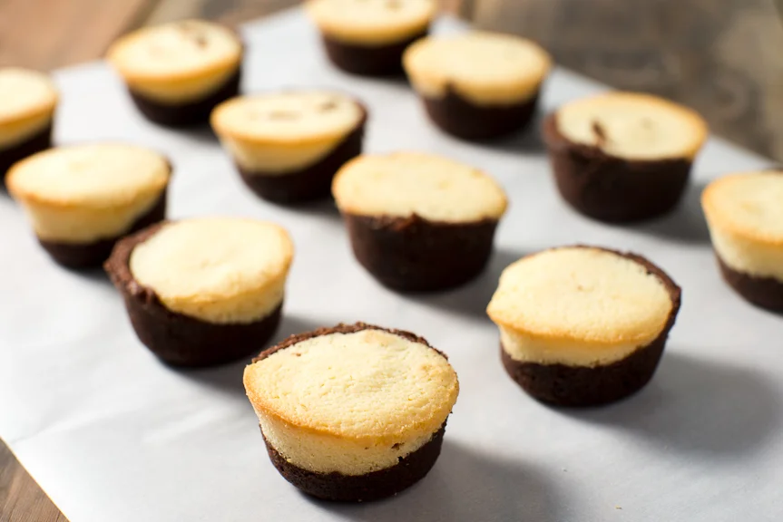Store bought brownie bites.
