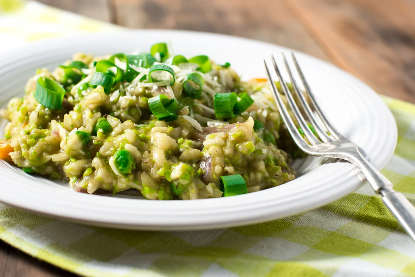 Green Pea Risotto