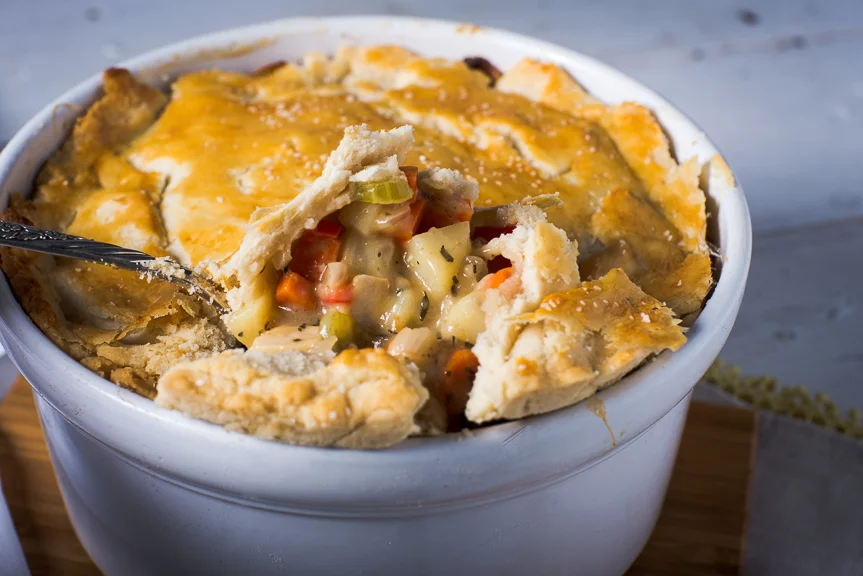 Vegetarian 'Chicken' Pot Pie