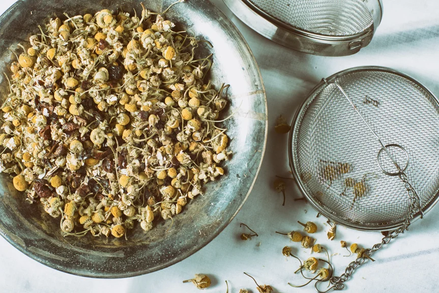 Chamomile and Rose Hip Tea