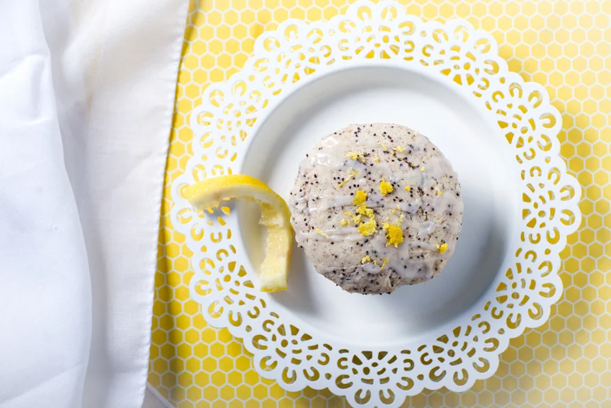 Vegan Lemon Poppyseed muffins