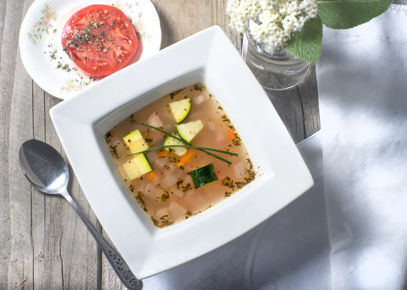 Fresh Spring Veggie Soup