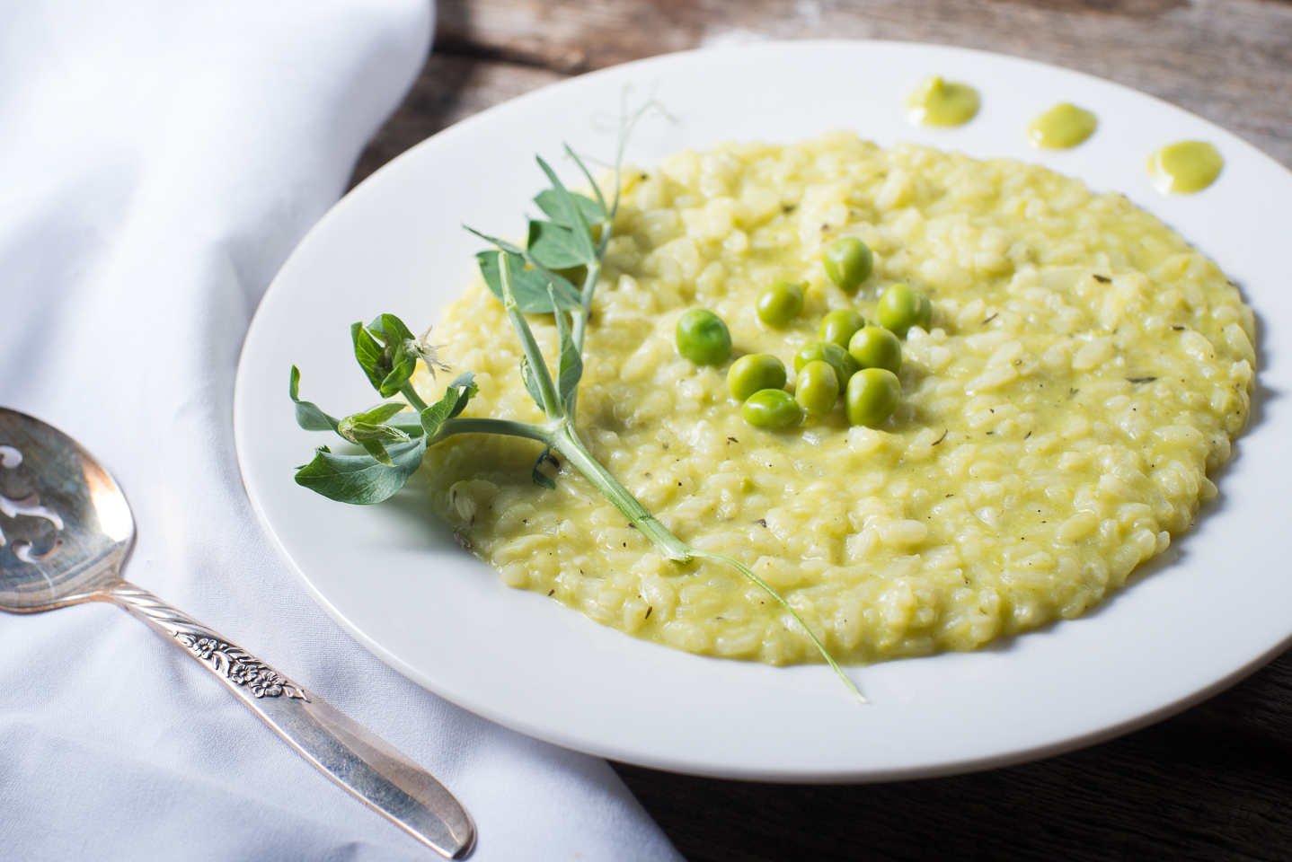 English Pea Risotto
