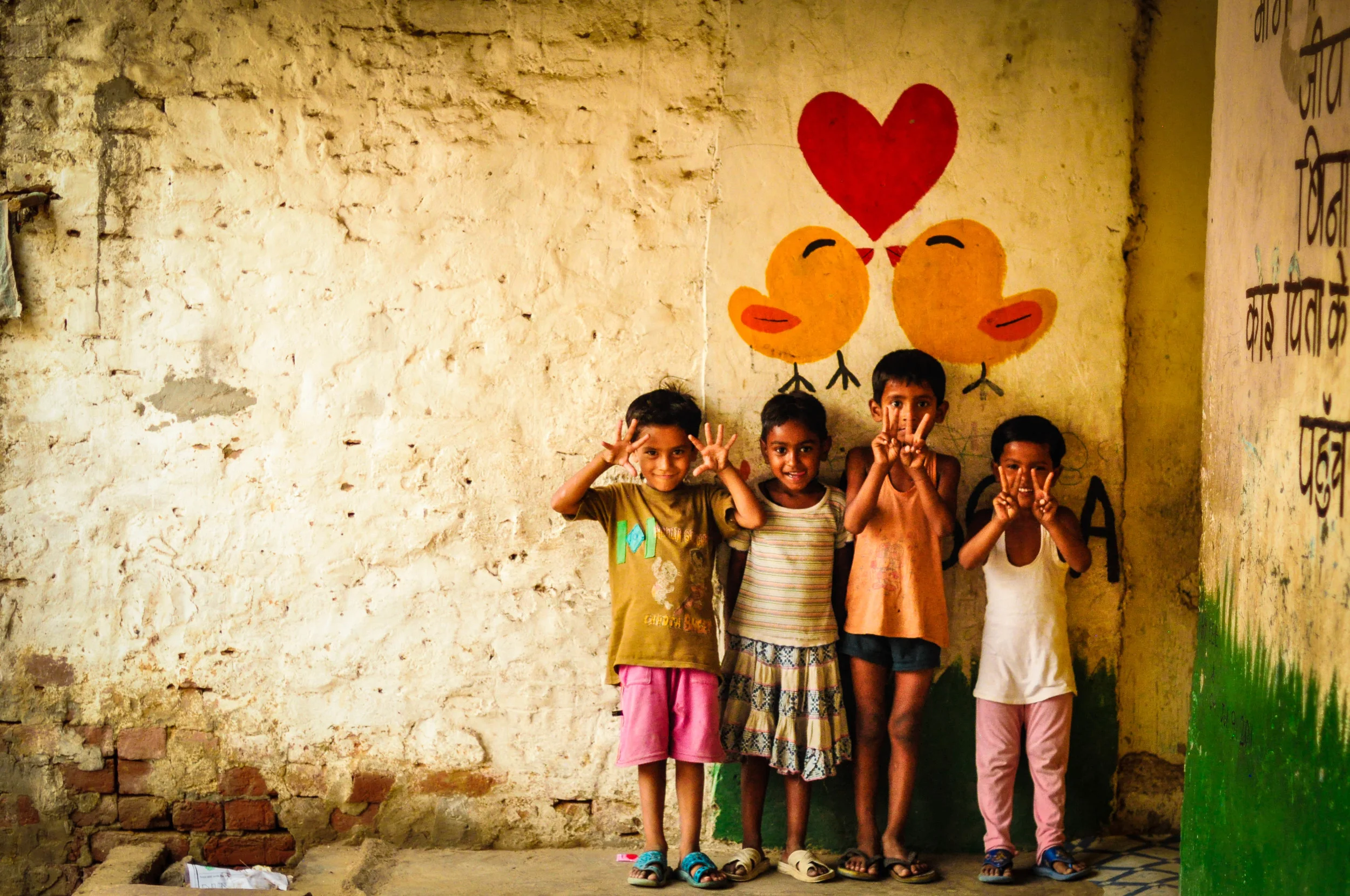 Preschool. Jasola Slum, India