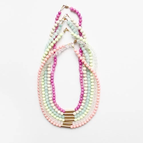 Gemstone and Metal Necklaces , starting at £20/$32