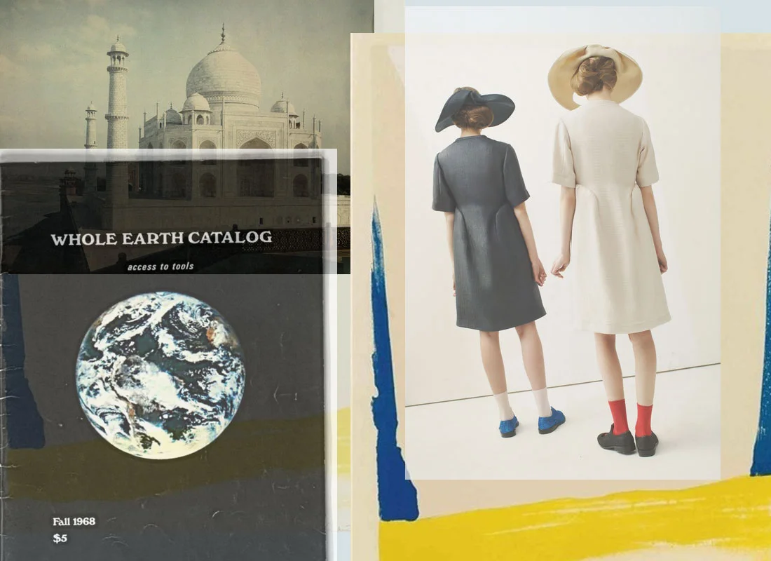 Amazing image of the Taj Mahal in 1923 from National Geographic 's new Tumblr, the Whole Earth Catalogue , the work of Helen Frankenthaler , and finally - Peter Jensen S/S 13.