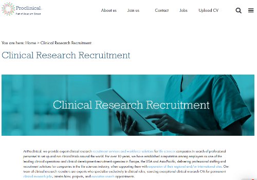 clinical research staffing companies