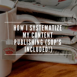 How I Systematize Content Publishing: SOPs &amp; Strategies for Efficient Workflow Management