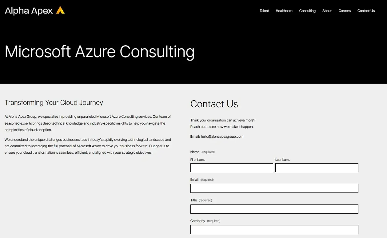 Microsoft Azure Consulting