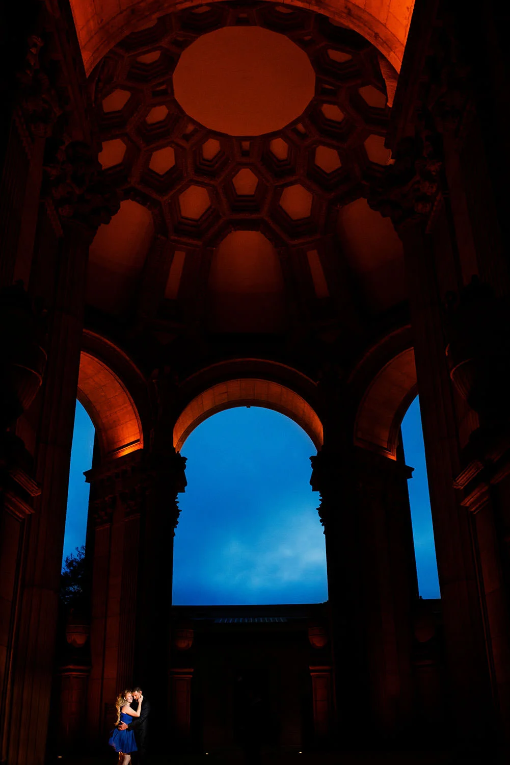 Palace of Fine Arts engagement photography