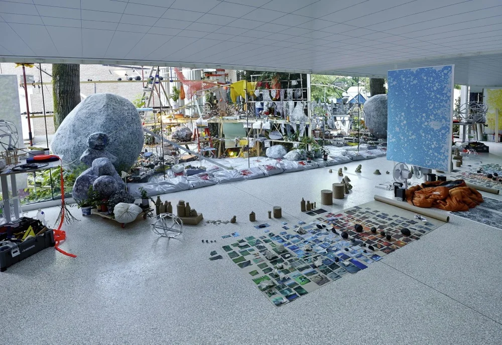 Triple Point (Observatory) , 2013. © Sarah Sze, courtesy of the artist, Tanya Bonakdar Gallery, New York, and Victoria Miro Gallery, London.