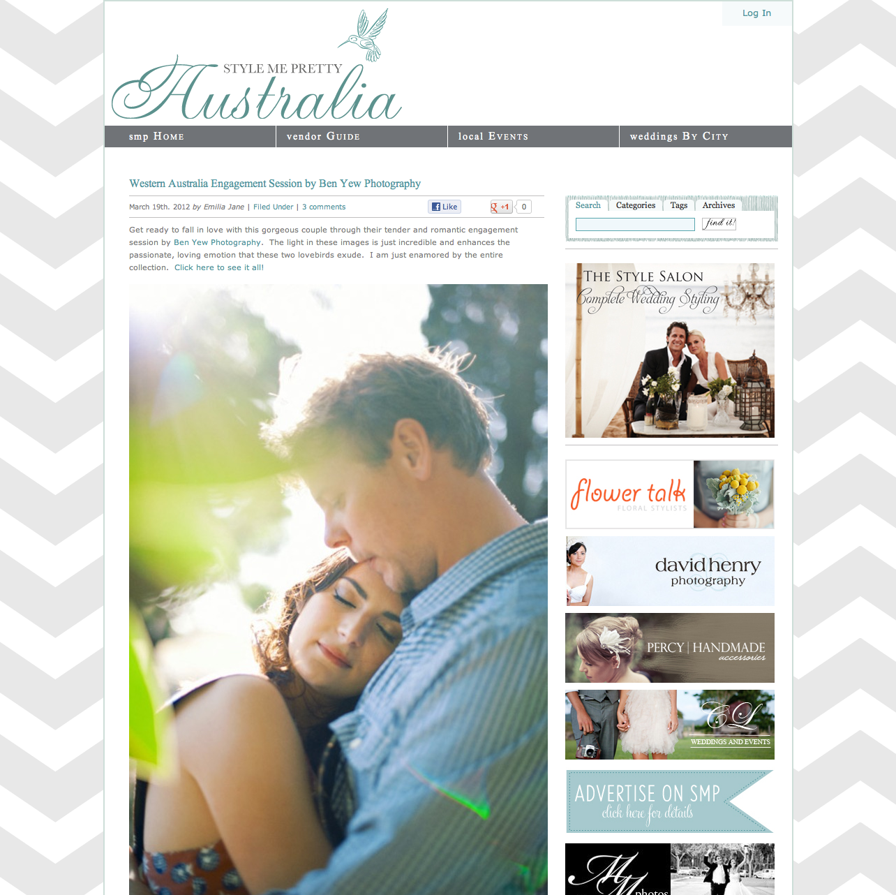 Style Me Pretty Australia : Perth Wedding Photographer