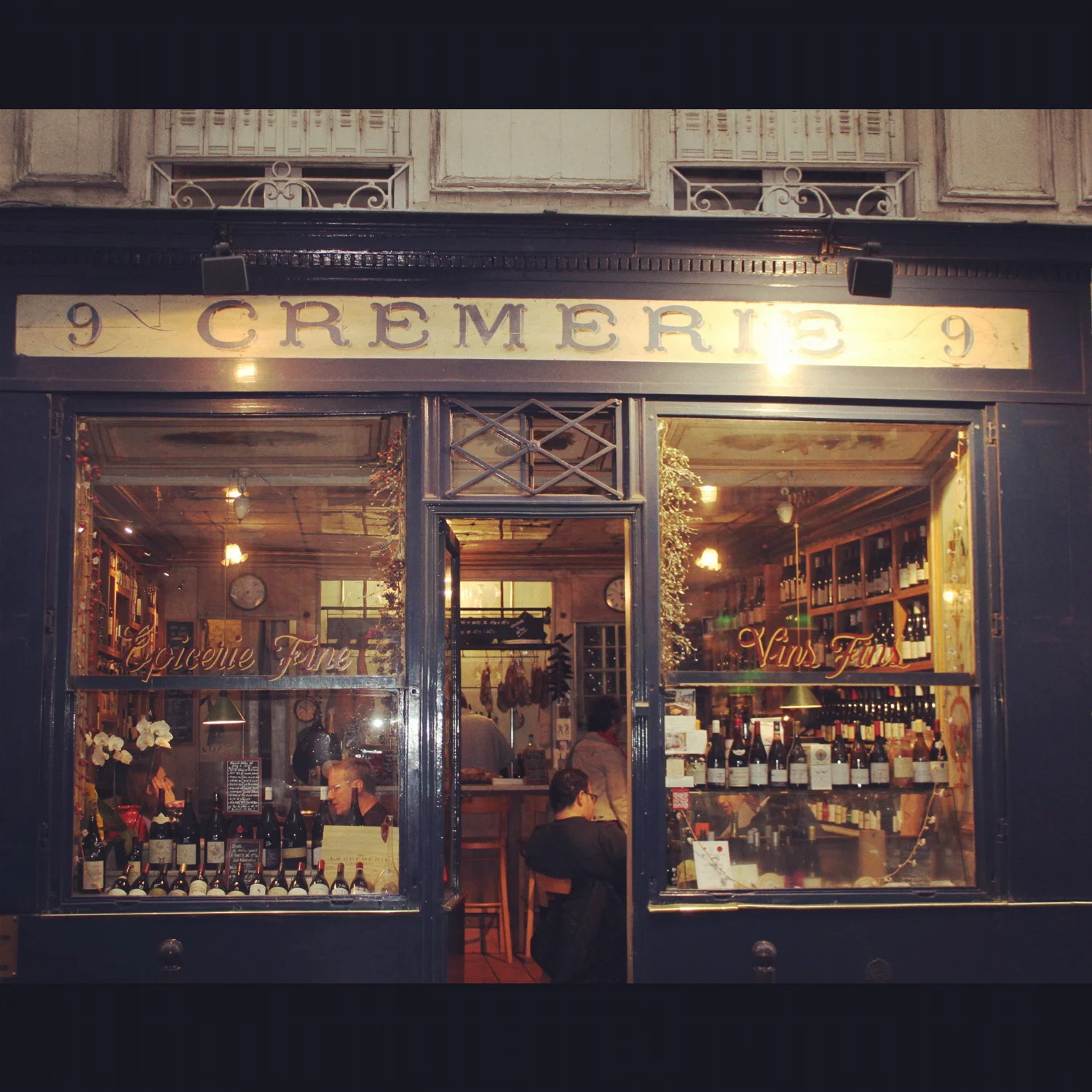 Wine tasting at La Crèmerie , L'Odeon, Paris