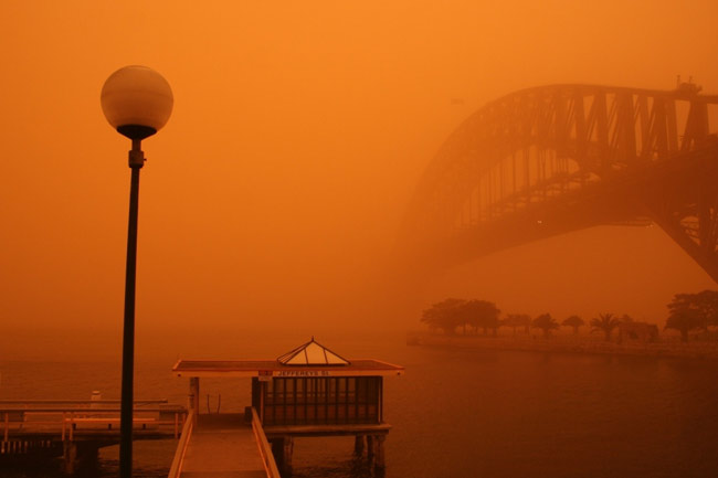 Dust Storm, Sydney Australia 2011