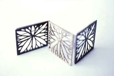 Chrysanthemum Square brooches