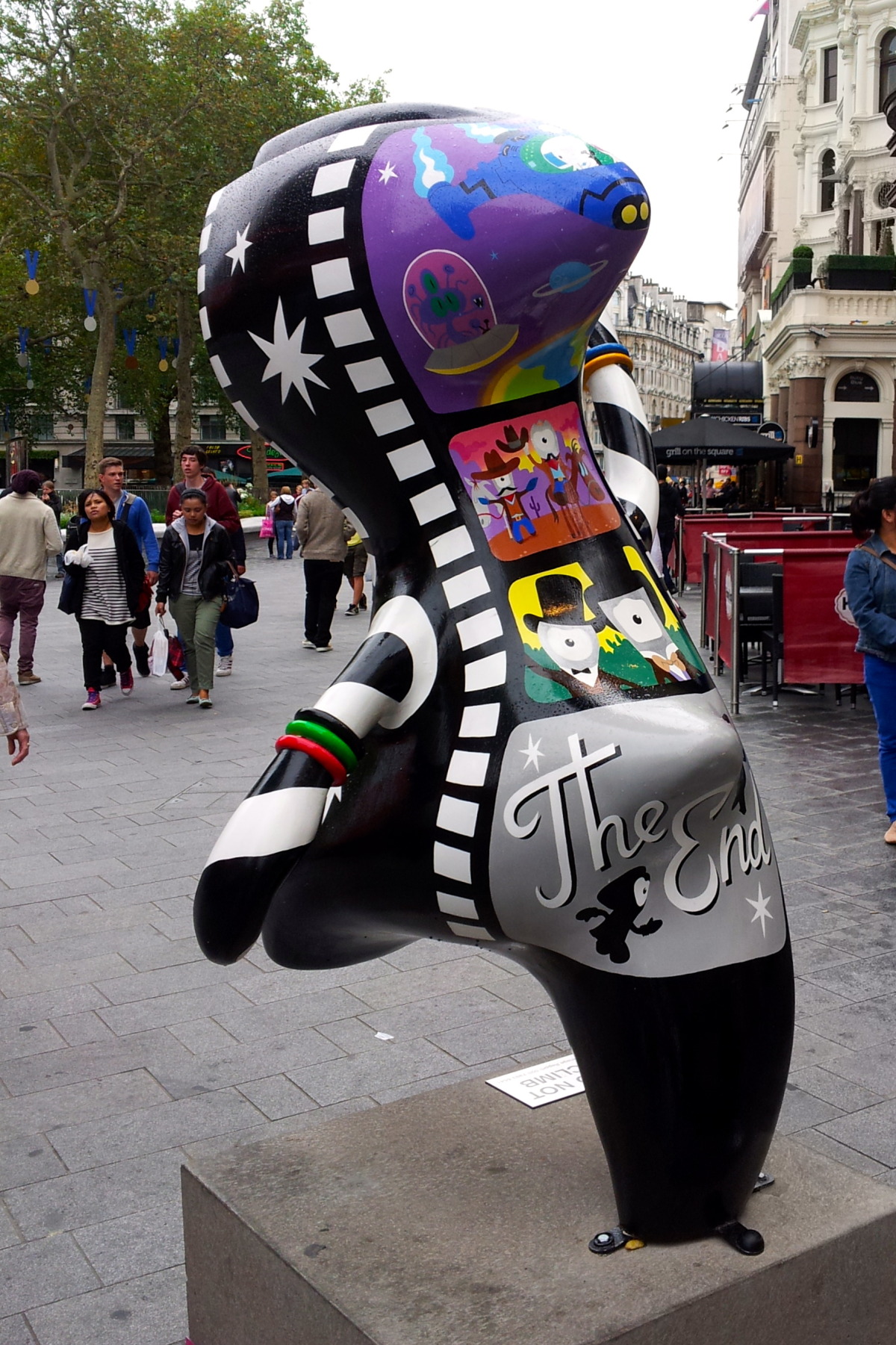 Filmstar Wenlock at Leicester Square