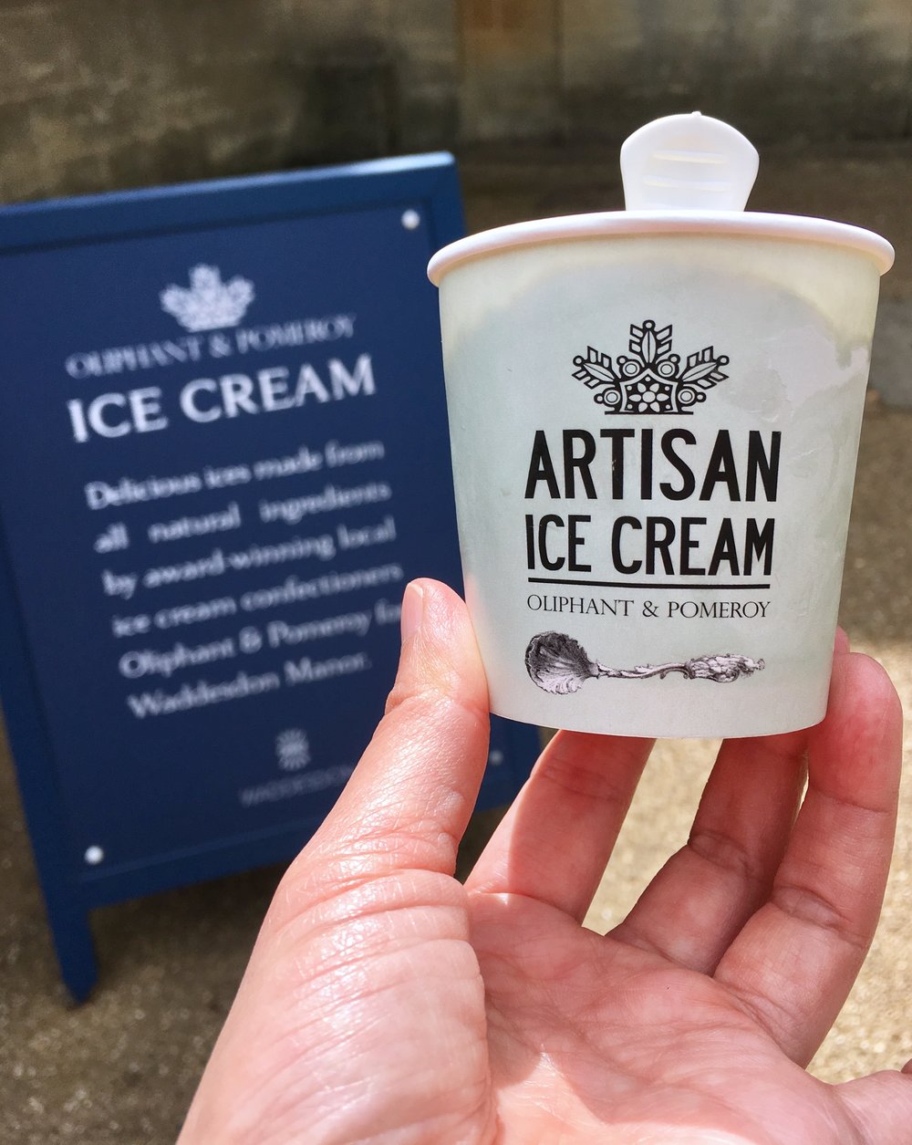 UK Waddesdon Manor ice cream National Trust French Chateau Rothschild Buckinghamshire garden chateau Eileen Hsieh Follow That Bug .jpg