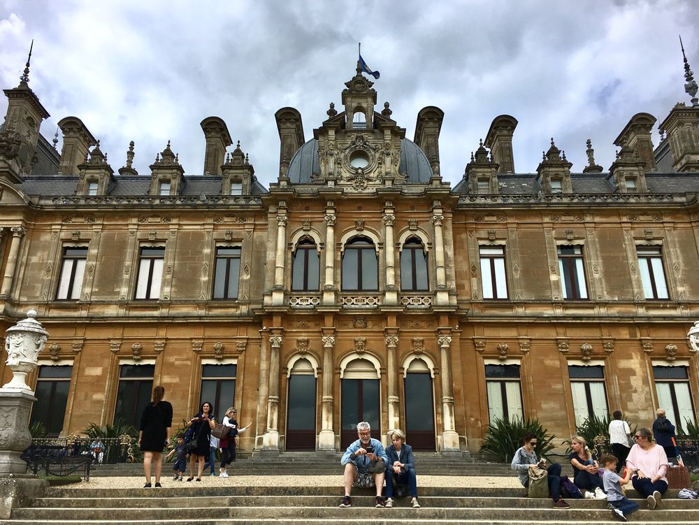 UK Waddesdon Manor steps National Trust French Chateau Rothschild Buckinghamshire garden chateau Eileen Hsieh Follow That Bug .jpg