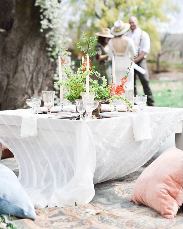 Looking forward to a sunny, rain free wedding weekend!
.
Photo @harounandsmith | Florals @linnaea_design | Rentals @violetmaedesign | Design, Styling &amp; Decor @heirloomsdurango | Tabletop China @_dirtydishes | Ceremony @southwestceremony | Venue @