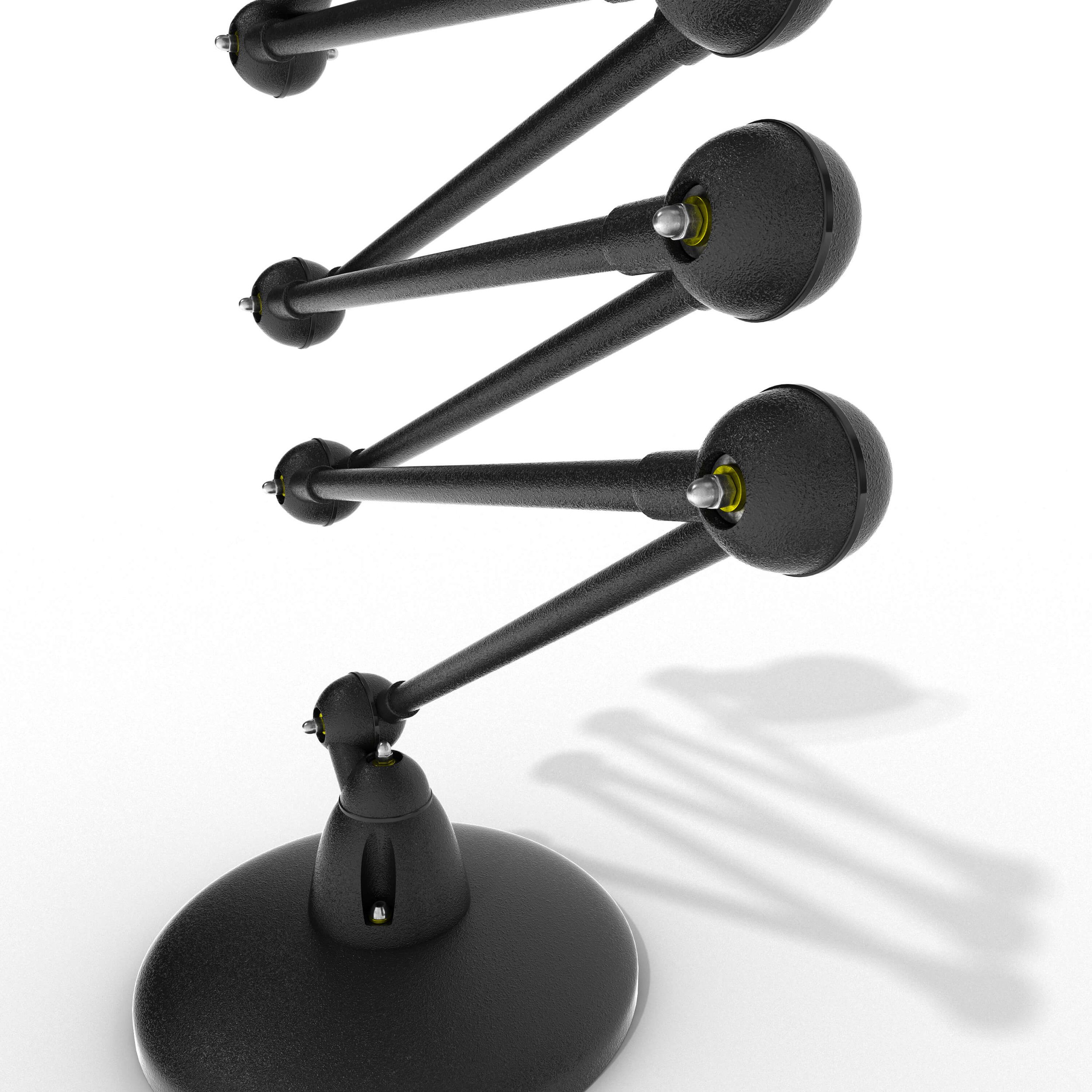 3D Visualising – Product – Handle close-up on Jieldé lamp, highlighting ergonomic detail.