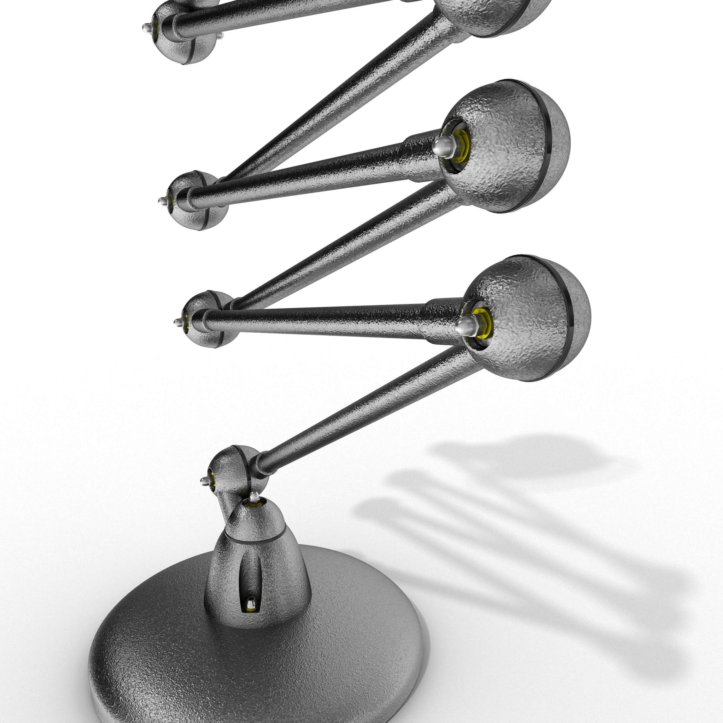 3D Visualising – Product – Handle close-up on Jieldé lamp, highlighting ergonomic detail.