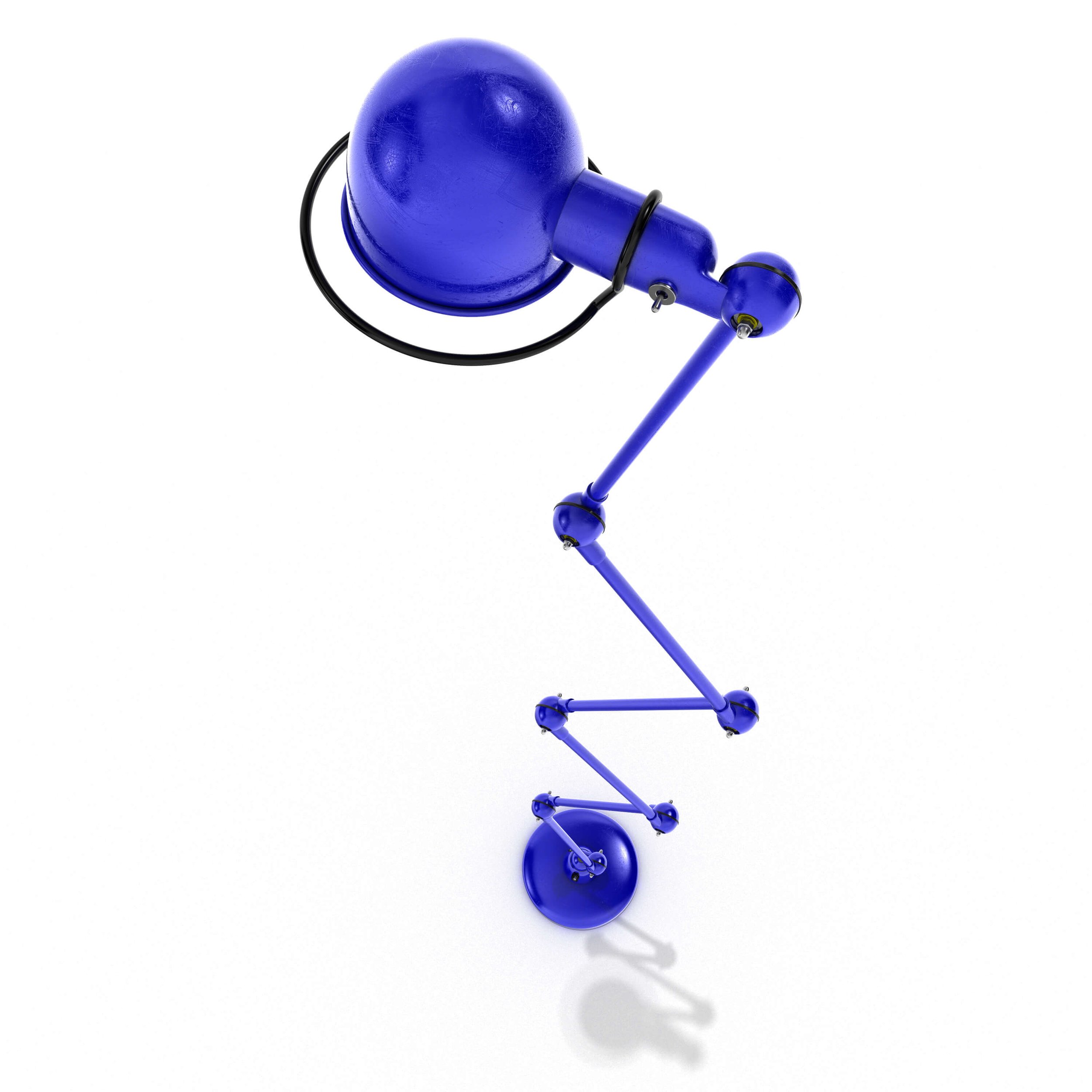 3D Visualising – Product – Detailed render of joint angle on Jieldé lamp, focusing on functional hardware and paintwork.