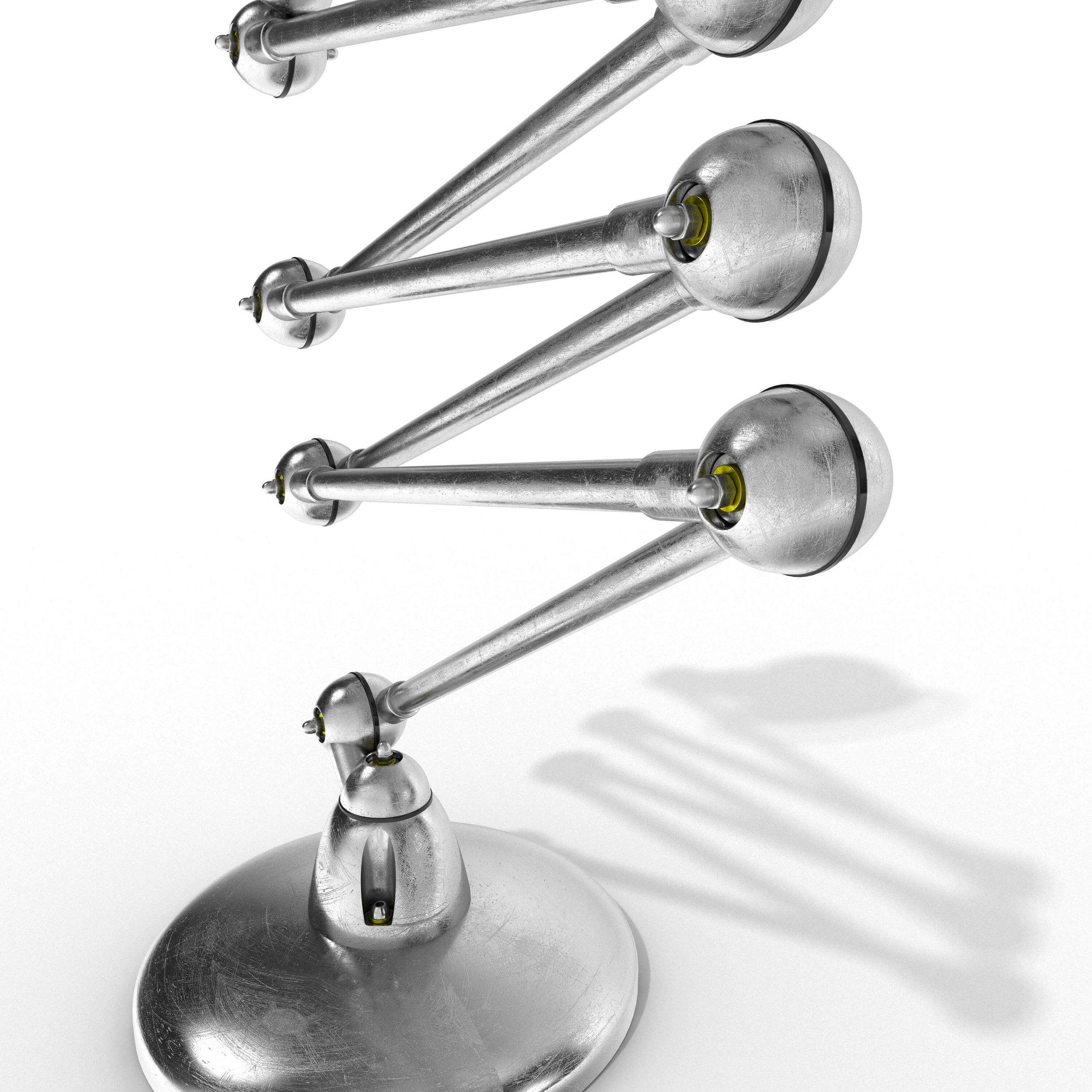 3D Visualising – Product – Handle close-up on Jieldé lamp, highlighting ergonomic detail.