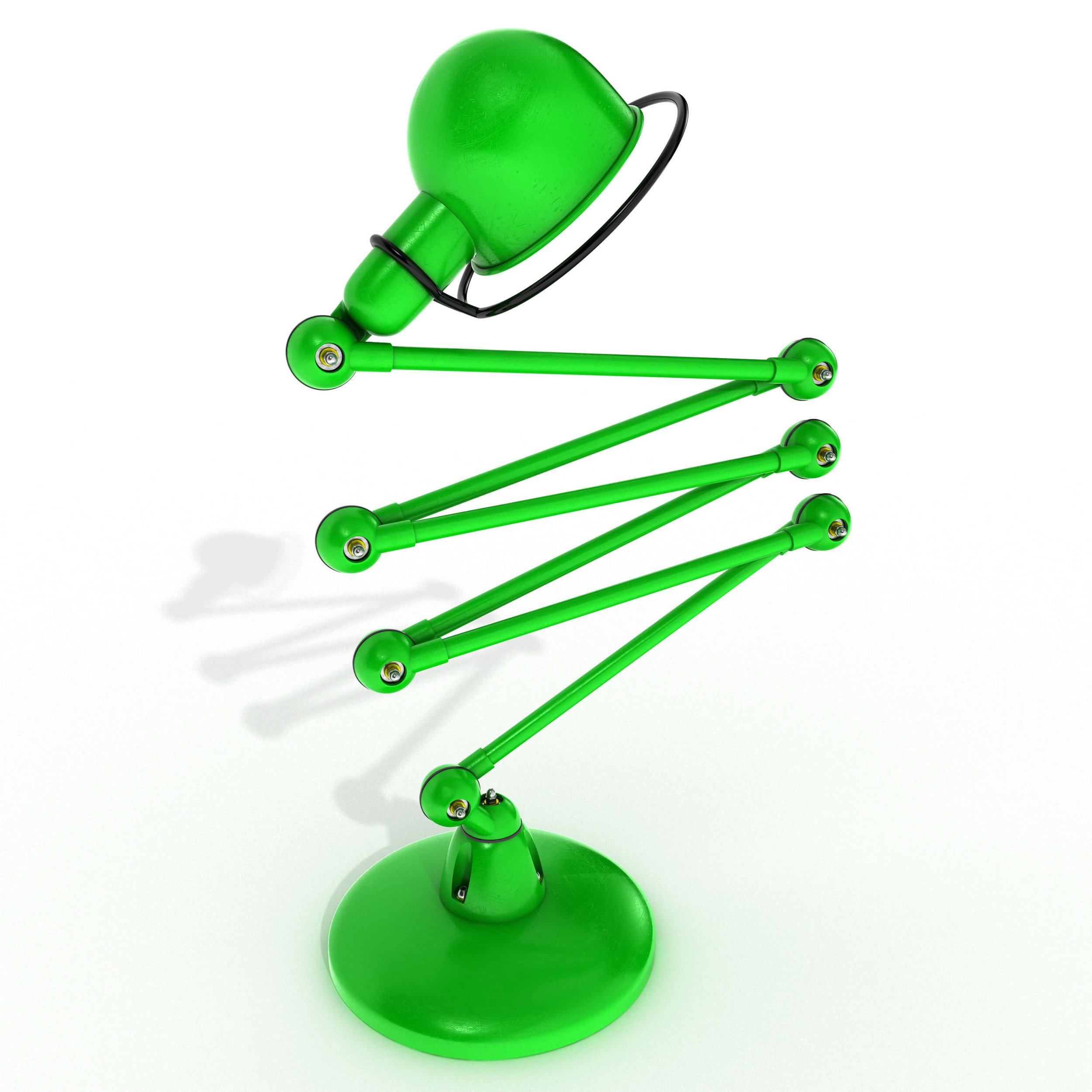 3D Visualising – Product – Close-up of Jieldé lamp joint, highlighting mechanical detailing and surface texture.