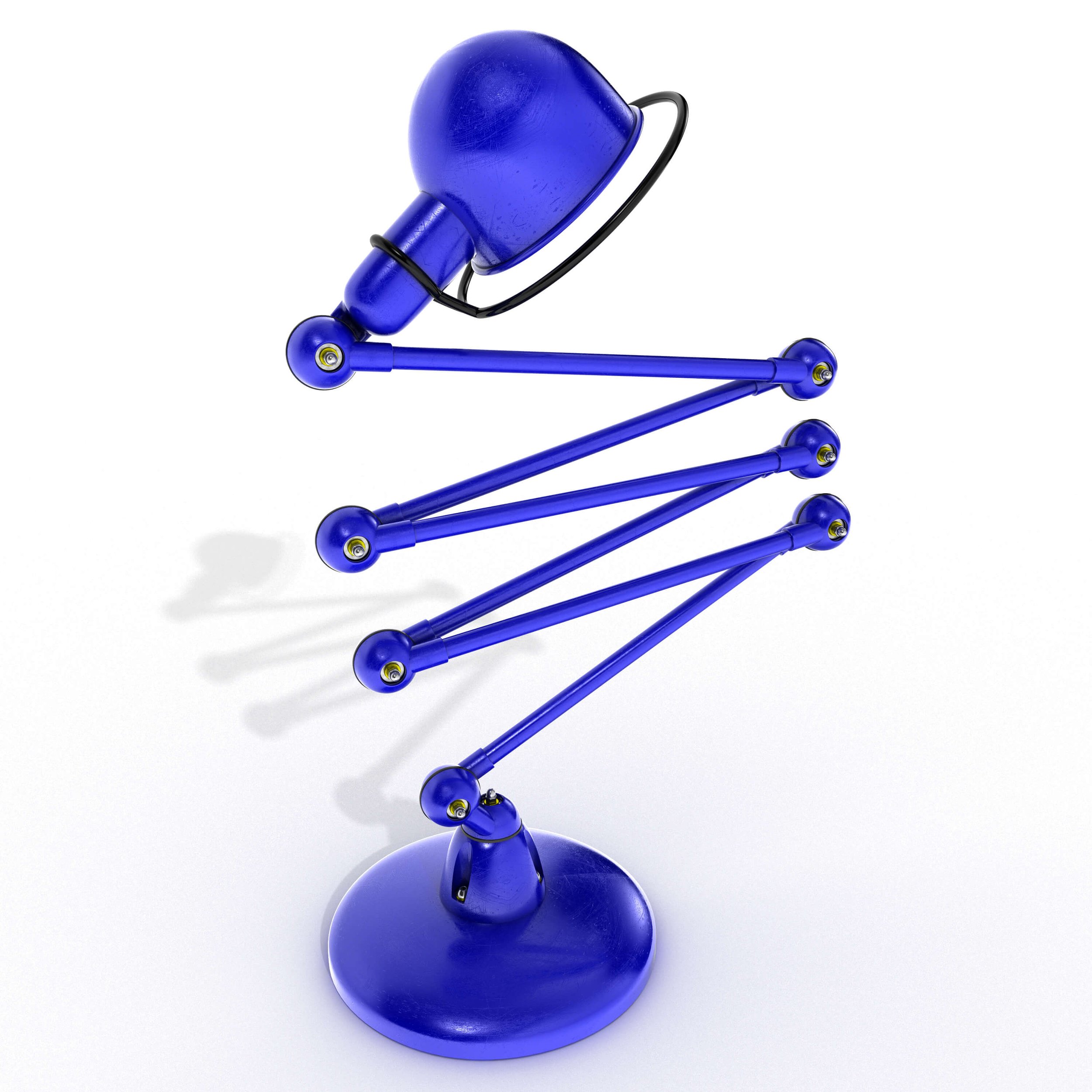 3D Visualising – Product – Close-up of Jieldé lamp joint, highlighting mechanical detailing and surface texture.