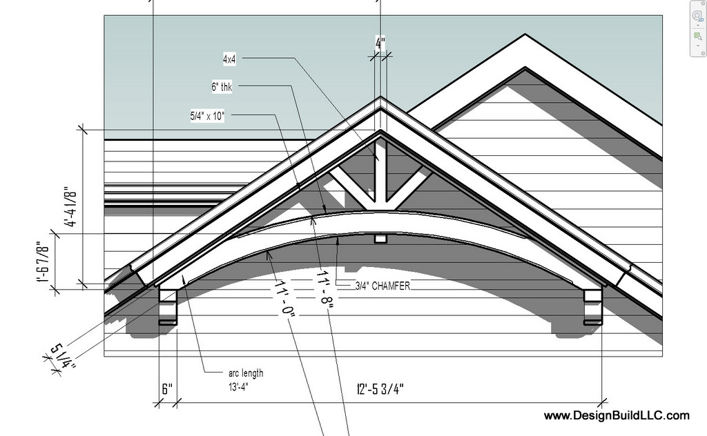 Show rafter construction details