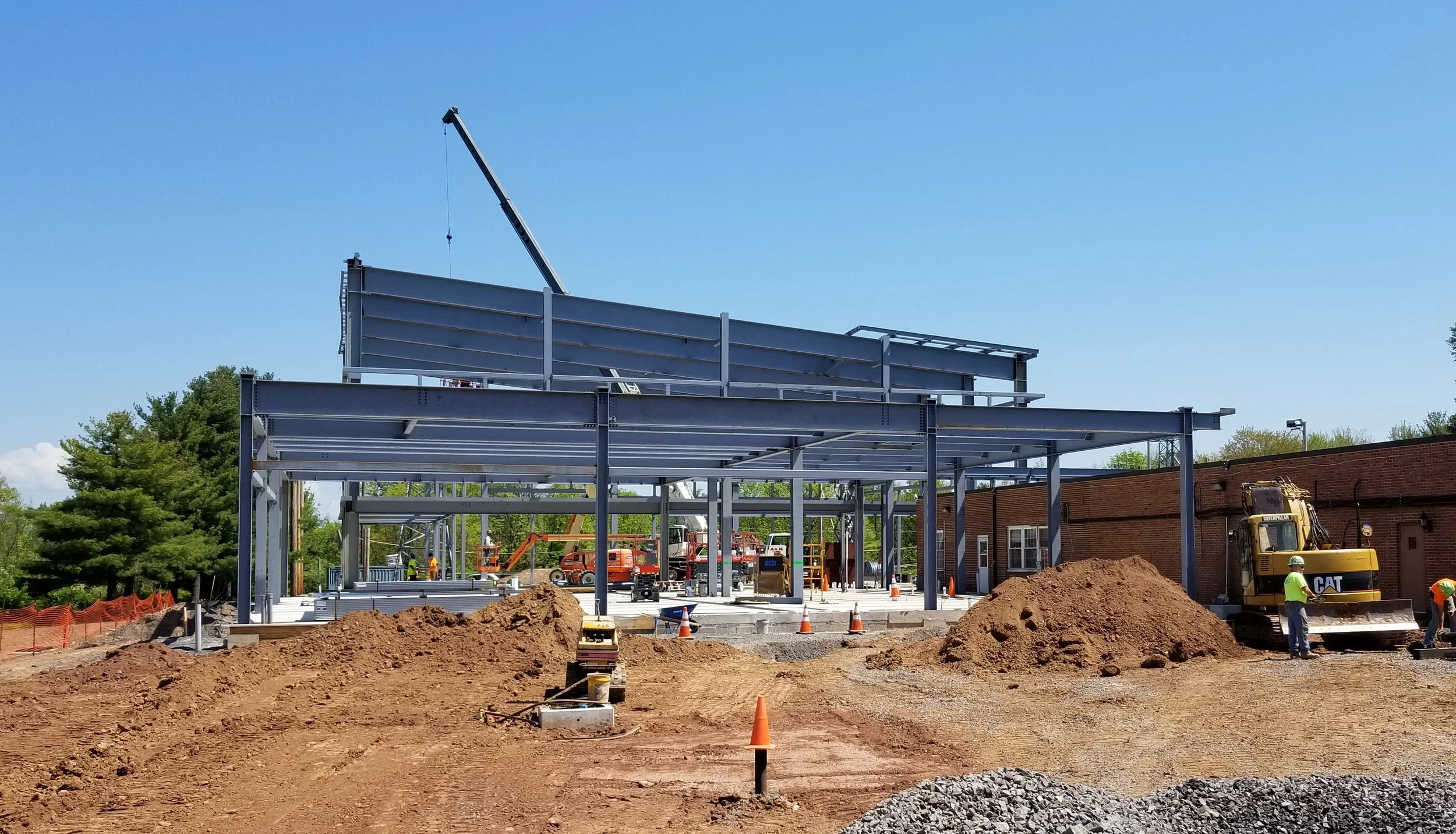 Structural Steel:  Topping Out