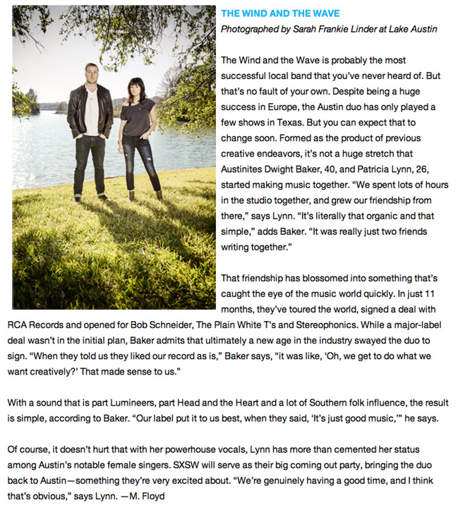 AUSTIN MONTHLY // MARCH 2014