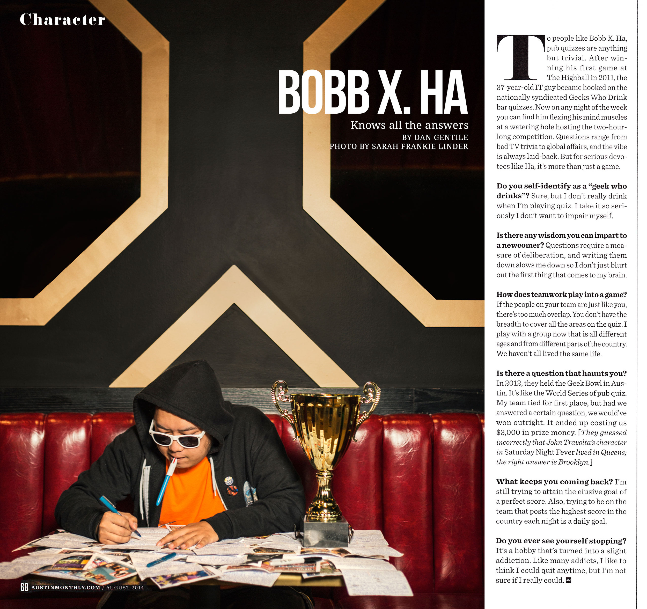 AUSTIN MONTHLY // AUGUST 2014
