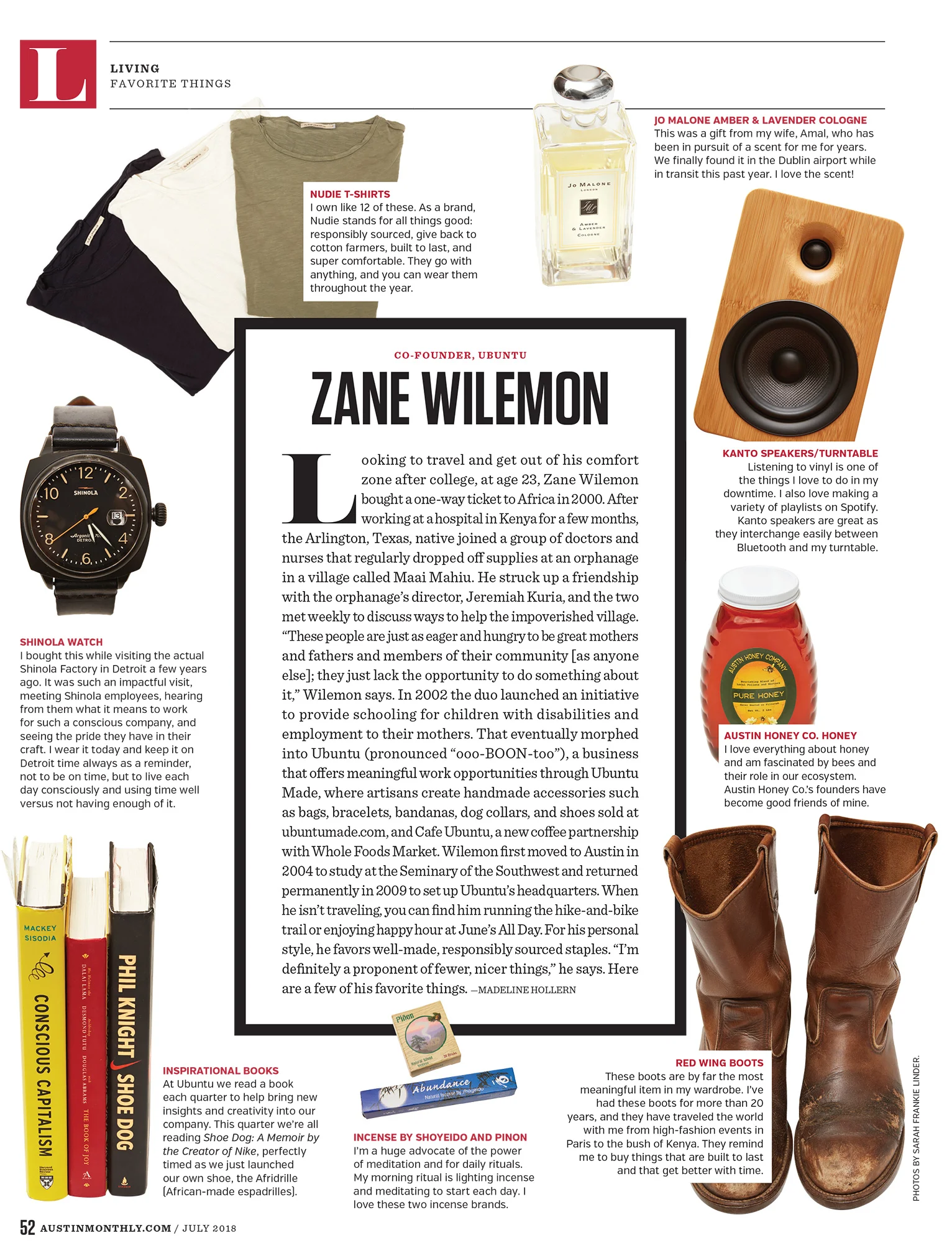 Austin Monthly // July 2018 // Favorite Things