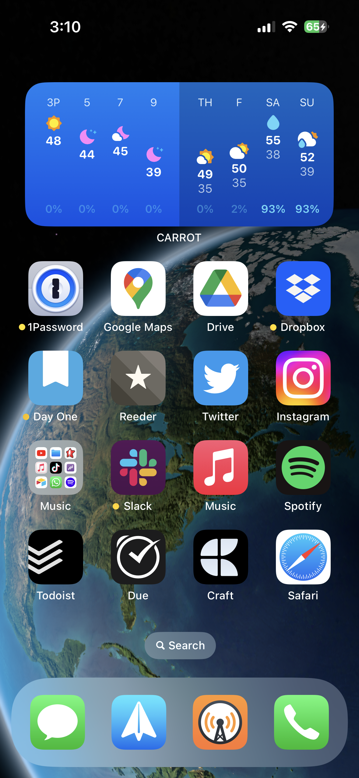 Homescreen: January 1, 2023