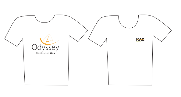 No longer that much of surprise these days, since we do it all the time, but we did a branded T-shirt for our trip to Goa a few years back and gave that as gift.