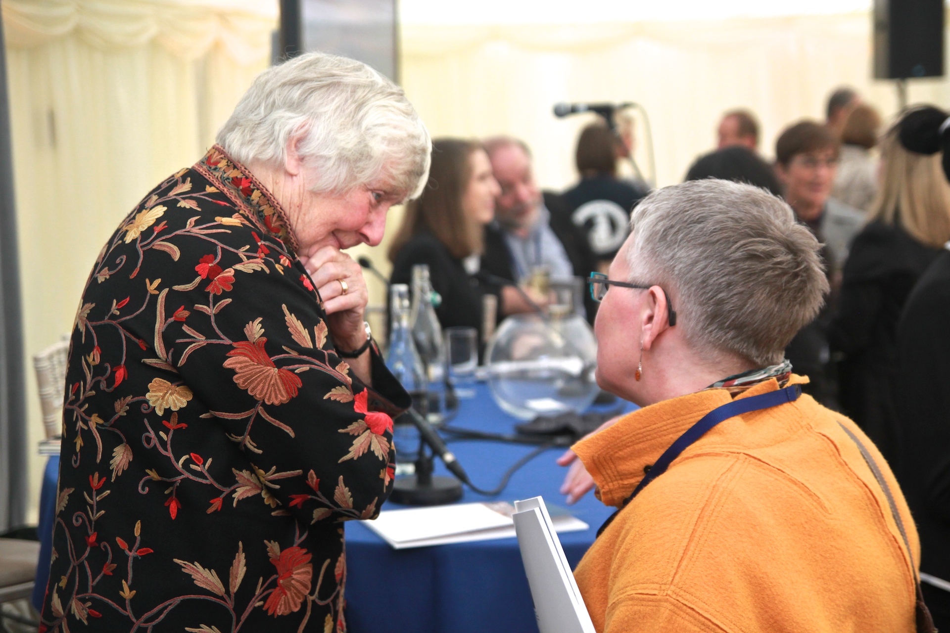  Dame Shirley Williams and Rhodes Project Director Susan Rudy. Photographed by Honza Cervenka.&nbsp; 