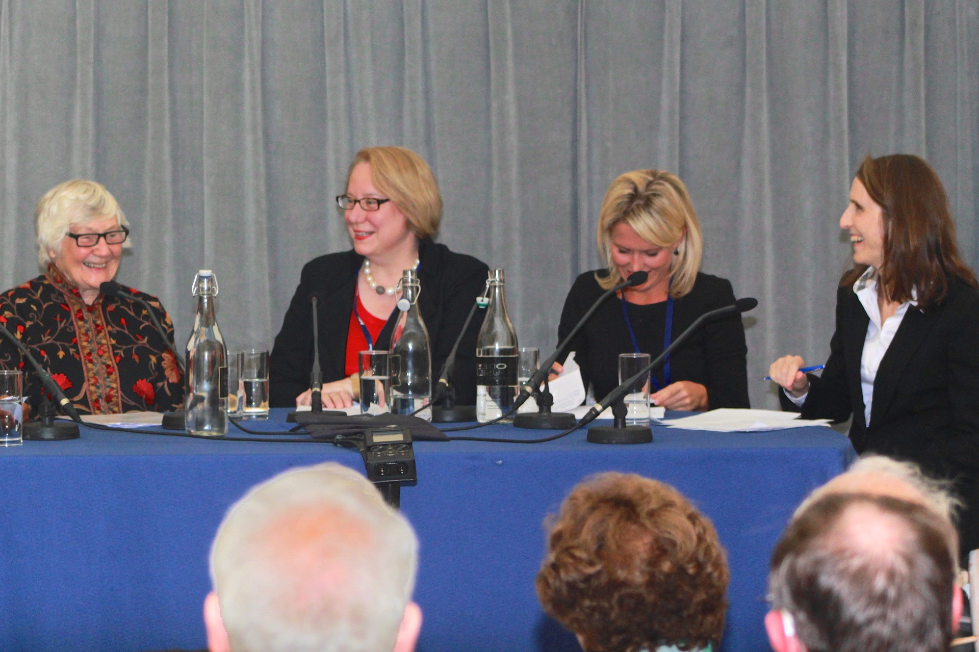  Dame Shirley Williams, Ann Olivarius, Jennifer Robinson and Michele Warman. Photographed by Honza Cervenka. 