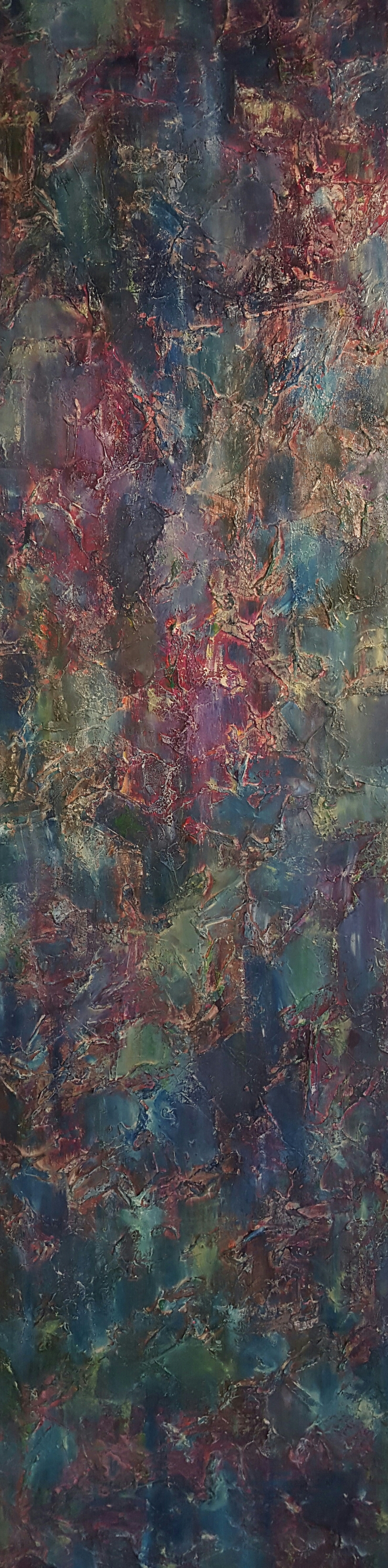 2 m x 50 cm - the colours are a lot brighter, the photo is not good - sold - de foto is helaas niet goed - de kleuren zijn heel helder